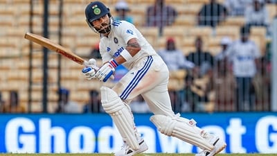 India posted 81/3 in 23 overs at Stumps on Day 2 of the ongoing first Test match vs Bangladesh, in Chennai. The hosts now lead by 308 runs. (PTI) India posted 81/3 in 23 overs at Stumps on Day 2 of the ongoing first Test match vs Bangladesh, in Chennai. The hosts now lead by 308 runs. (PTI)