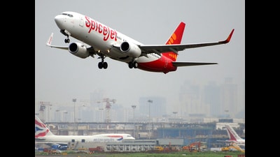 SpiceJet informed the court that it was already in discussions to settle the payments and was prepared to make payments immediately. (AFP) SpiceJet informed the court that it was already in discussions to settle the payments and was prepared to make payments immediately. (AFP)