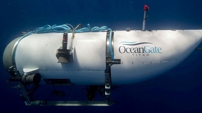 Ex-Titan passenger says voyage was aborted after sub started malfunctioning underwater (OceanGate Expeditions/Handout via REUTERS) (via REUTERS)