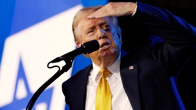 Donald Trump has frequently voiced his support for North Carolina Lt. Gov. Mark Robinson, who has been considered a rising star in his party despite a history of inflammatory remarks about race and abortion. (Getty Images via AFP) Donald Trump has frequently voiced his support for North Carolina Lt. Gov. Mark Robinson, who has been considered a rising star in his party despite a history of inflammatory remarks about race and abortion. (Getty Images via AFP)