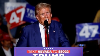 Trump owns nearly 115 million shares of the company, according to filings with the Securities and Exchange Commission. (REUTERS)