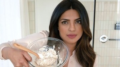 Priyanka Chopra has said that she has been whipping up DIY masks and scrubs since she was a young girl. (YouTube/Vogue India) Priyanka Chopra has said that she has been whipping up DIY masks and scrubs since she was a young girl. (YouTube/Vogue India)