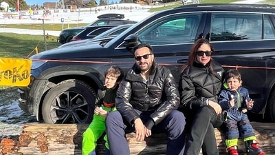 In a recent interview with Harper Bazaar, Kareena confessed that she enjoys sharing bits her life, but is also fiercely private about her family. In a recent interview with Harper Bazaar, Kareena confessed that she enjoys sharing bits her life, but is also fiercely private about her family.