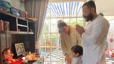 Kareena likes to celebrate all festivals with equal vigour with her kids. Kareena likes to celebrate all festivals with equal vigour with her kids. 