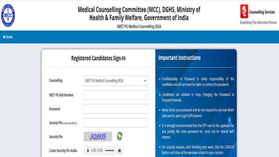MCC NEET PG 2024 Counselling: Round 1 registration begins, direct link here MCC NEET PG 2024 Counselling: Round 1 registration begins, direct link here