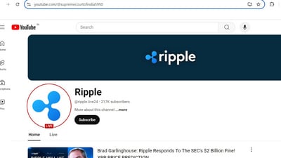 Supreme Court's YouTube channel has been hacked Supreme Court's YouTube channel has been hacked