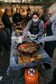Paella is eaten by friends and family straight from the pant it's cooked it (unsplash) Paella is eaten by friends and family straight from the pant it's cooked it (unsplash)