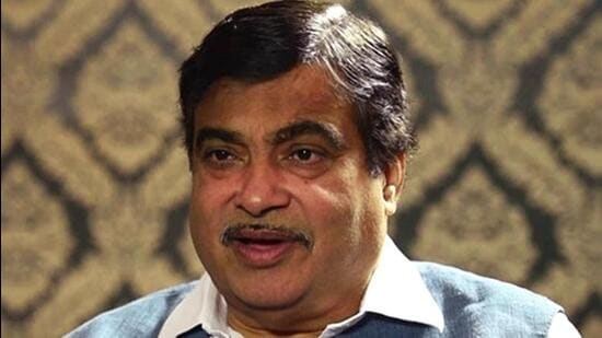 Nitin Gadkari was speaking in Pune at the unveiling of a book on SN Pathan, former vice-chancellor of Sant Tukadoji Maharaj University Nagpur. (HT FILE PHOTO)
