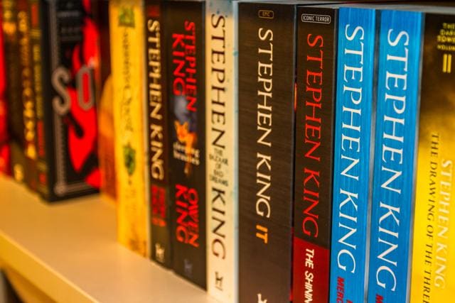 A shelf full of Stephen King books. (Shutterstock) A shelf full of Stephen King books. (Shutterstock)