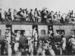 Trains filled with refugees arrived in India and left for Pakistan during the Partition(HT Archive)
