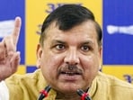 AAP leader Sanjay Singh. AAP leader Sanjay Singh.