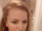 An undated selfie of Cristiana Barsony-Arcidiacono, the Italian-Hungarian CEO and owner of Hungary-based BAC Consulting in an unknown location in this picture obtained from social media. 