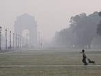 A view of India Gate