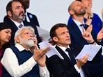 File photo of PM Narendra Modi and French President Emmanuel Macron at Bastille Day parade in Paris File photo of PM Narendra Modi and French President Emmanuel Macron at Bastille Day parade in Paris