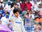Shubman Gill celebrates his century on the third day of the first test cricket match between India and Bangladesh at the MA Chidambaram Stadium in Chennai Shubman Gill celebrates his century on the third day of the first test cricket match between India and Bangladesh at the MA Chidambaram Stadium in Chennai