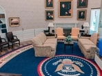 A replica of the Oval Office in Washington. Want to be President? This new Washington DC tourist attraction puts you in Biden’s seat 