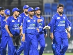 Afghanistan players after the win over South Africa in 2nd ODI