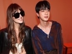 Milan Fashion Week: Jin posed with Dakota Johnson, Jannik Sinner and Kingsley Ben-Adir. Milan Fashion Week: Jin posed with Dakota Johnson, Jannik Sinner and Kingsley Ben-Adir.