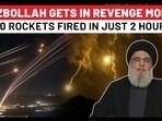 Israel Burns As Hezbollah Fires 100 Rockets In 2 Hours After Killing Of Top Commander, Pager Attack Israel Burns As Hezbollah Fires 100 Rockets In 2 Hours After Killing Of Top Commander, Pager Attack