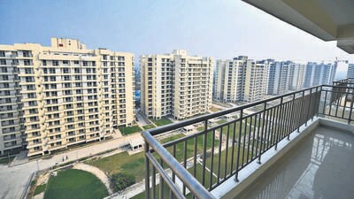 A DDA penthouse in Dwarka Sector 19B. (HT Archive) A DDA penthouse in Dwarka Sector 19B. (HT Archive)