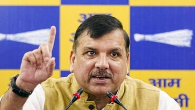 AAP leader Sanjay Singh. (PTI file) AAP leader Sanjay Singh. (PTI file)