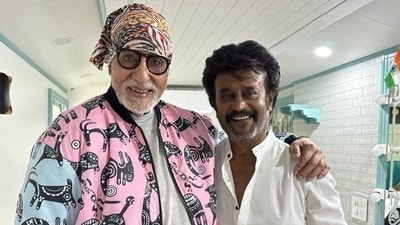 Amitabh Bachchan and Rajinikanth worked together in the family drama Hum (1991). Amitabh Bachchan and Rajinikanth worked together in the family drama Hum (1991).