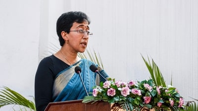 Atishi takes oath as Chief Minister of Delhi during a ceremony at Raj Niwas, in New Delhi. (PTI) Atishi takes oath as Chief Minister of Delhi during a ceremony at Raj Niwas, in New Delhi. (PTI)