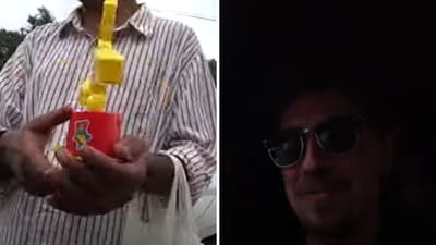 An Australian vlogger gets angry at one point during his visit to Delhi. (YouTube/@BackpackerBen)