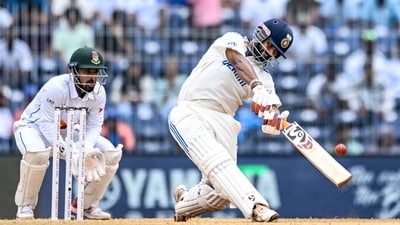 India's Rishabh Pant (R) plays a shot against Bangladesh (AFP) India's Rishabh Pant (R) plays a shot against Bangladesh (AFP)