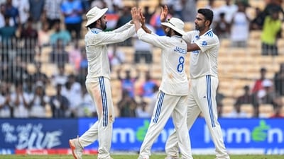 Meanwhile, R Ashwin struck thrice for India. (AFP) Meanwhile, R Ashwin struck thrice for India. (AFP)