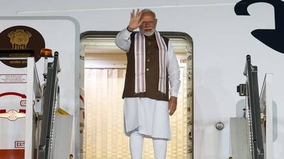 PM Modi emplanes for USA to participate in the 6th Quad Leaders’ Summit and to address the UN ‘Summit of the Future’. (Twitter) PM Modi emplanes for USA to participate in the 6th Quad Leaders’ Summit and to address the UN ‘Summit of the Future’. (Twitter)