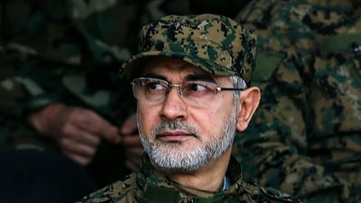 An undated handout photo released by the Hezbollah military media press office on September 21, 2024, shows Hezbollah top commander Ibrahim Aqil, who was killed on September 20 in an Israeli strike on Beirut's southern suburbs. (AFP) An undated handout photo released by the Hezbollah military media press office on September 21, 2024, shows Hezbollah top commander Ibrahim Aqil, who was killed on September 20 in an Israeli strike on Beirut's southern suburbs. (AFP)