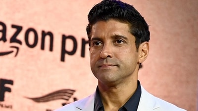 Farhan Akhtar opened up about the effect on his kids after his divorce. (Photo by Sujit JAISWAL / AFP) (AFP) Farhan Akhtar opened up about the effect on his kids after his divorce. (Photo by Sujit JAISWAL / AFP) (AFP)