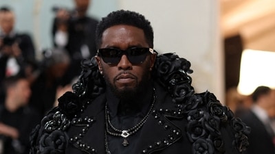 Sean Diddy Combs poses at the Met Gala, an annual fundraising gala held for the benefit of the Metropolitan Museum of Art's Costume Institute with this year's theme "Karl Lagerfeld: A Line of Beauty", in New York City, New York, U.S., May 1, 2023. (REUTERS)