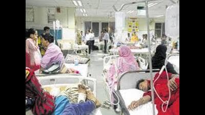 The Nursing House Cell (NHC), a body representing private hospitals and nursing homes across the state under the aegis of the Indian Medical Association (IMA), on Saturday formally announced suspension of the cashless services under the Ayushman Bharat scheme for Punjab residents. (HT File) The Nursing House Cell (NHC), a body representing private hospitals and nursing homes across the state under the aegis of the Indian Medical Association (IMA), on Saturday formally announced suspension of the cashless services under the Ayushman Bharat scheme for Punjab residents. (HT File)