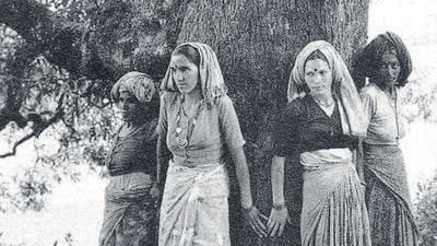 Women in 1974 protect trees in Raini village in what is now Uttarakhand. This came to be known as the Chipko Movement (HT Archive) Women in 1974 protect trees in Raini village in what is now Uttarakhand. This came to be known as the Chipko Movement (HT Archive)