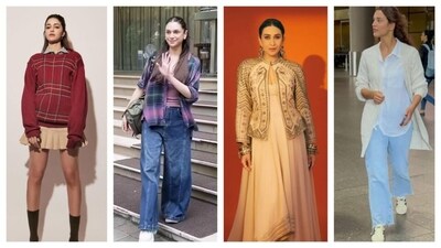 <p>Get ready for a fresh dose of sartorial inspiration with these stars whose styles stood out today and can be the muse for your next OOTD. From Ananya Panday's preppy academic aesthetic, Aditi Rao Hydari and Triptii Dimri's casual layering game, to Karishma Kapoor's regal ethnic look; here are all the celebs who aced their outfits. </p> (Instagram) <p>Get ready for a fresh dose of sartorial inspiration with these stars whose styles stood out today and can be the muse for your next OOTD. From Ananya Panday's preppy academic aesthetic, Aditi Rao Hydari and Triptii Dimri's casual layering game, to Karishma Kapoor's regal ethnic look; here are all the celebs who aced their outfits. </p> (Instagram)