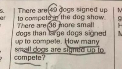 A brain teaser shared on Threads puzzled many. (Threads/muaderek) A brain teaser shared on Threads puzzled many. (Threads/muaderek)