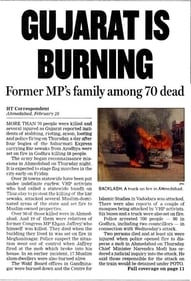 A clip on the Gujarat riots of 2002; (HT ARCHIVE) A clip on the Gujarat riots of 2002; (HT ARCHIVE)