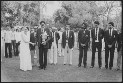 The Cricket World Cup was brought home by Team India led by Kapil Dev in 1983 (HT ARCHIVE) The Cricket World Cup was brought home by Team India led by Kapil Dev in 1983 (HT ARCHIVE)