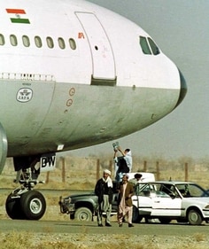 The hijacked Indian Airlines flight IC-814; (HT ARCHIVE) The hijacked Indian Airlines flight IC-814; (HT ARCHIVE)