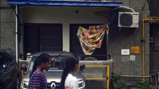 A view the ground-floor residence. (RAJ K RAJ /HT PHOTO)