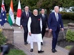 US President Joe Biden, Australia's Prime Minister Anthony Albanese, Japan's Prime Minister Fumio Kishida, and Prime Minister Narendra Modi in US.