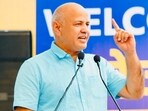 Former Delhi deputy CM Manish Sisodia (HT)