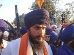 Khadoor Sahib MP Amritpal Singh has written an email to Lok Sabha Speaker Om Birla seeking permission to attend the Parliament session from July 22, sources said on Tuesday. (HT file photo) Khadoor Sahib MP Amritpal Singh has written an email to Lok Sabha Speaker Om Birla seeking permission to attend the Parliament session from July 22, sources said on Tuesday. (HT file photo)