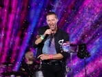 Singer Chris Martin of the band Coldplay performs at Rose Bowl Stadium in Pasadena, California, U.S., September 30, 2023.