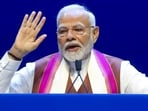 Prime Minister Narendra Modi addresses the Indian diaspora during a programme, in New York on Sunday. Prime Minister Narendra Modi addresses the Indian diaspora during a programme, in New York on Sunday.