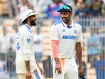 Ravichandran Ashwin and Ravindra Jadeja after their win against Bangladesh. Ravichandran Ashwin and Ravindra Jadeja after their win against Bangladesh.