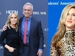 This is a combination of RFK Jr. and his wife Cheryl Hines (Credit: Getty Images) and NY Magazine reporter Olivia Nuzzi (Credit: AP).