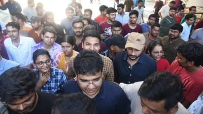 UPSC aspirants seen entering an examination centre in Patna. (Photo Credits: Santosh Kumar) UPSC aspirants seen entering an examination centre in Patna. (Photo Credits: Santosh Kumar)